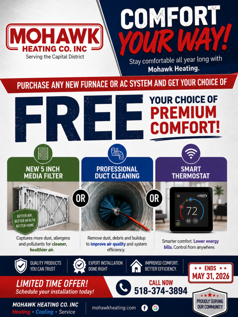 hvac deals may 2026 albany ny