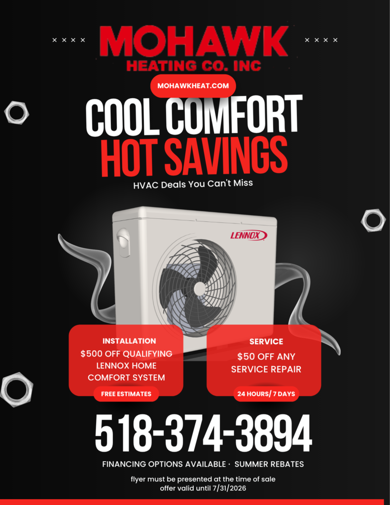 hvac savings mohawk heat
